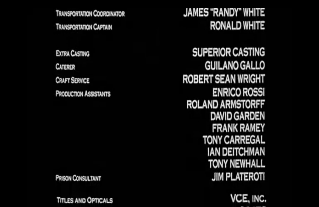 DEATH WARRANT CREDIT